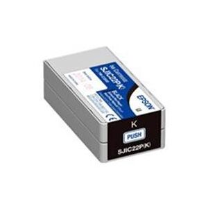 Epson SJIC22P(K): Black Ink cartridge for ColorWorks C3500 (C33S020601)