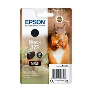 Epson Singlepack Black 378 Claria Photo HD Ink (C13T37814010)
