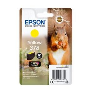 Epson Singlepack Yellow 378 Claria Photo HD Ink (C13T37844010)