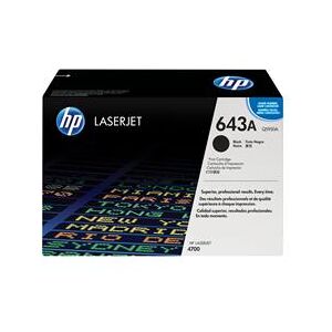 HP 643A Black Original LaserJet Toner Cartridge (Q5950A)