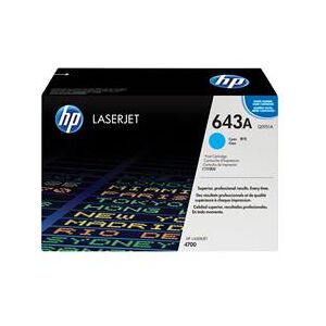 HP 643A Cyan Original LaserJet Toner Cartridge (Q5951A)