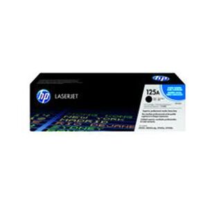 HP 125A Black Original LaserJet Toner Cartridge (CB540A)