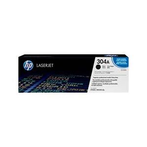 HP 304A Black Original LaserJet Toner Cartridge (CC530A)