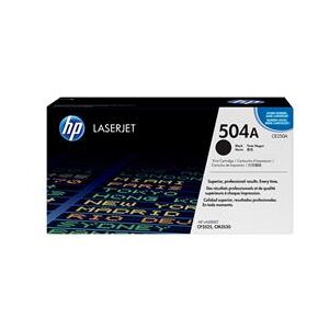 HP 504A Black Original LaserJet Toner Cartridge (CE250A)