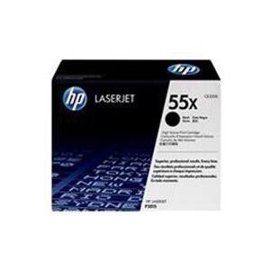 HP 55X High Yield Black Original LaserJet Toner Cartridge (CE255X)