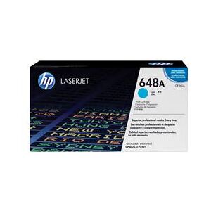 HP 648A Cyan Original LaserJet Toner Cartridge (CE261A)