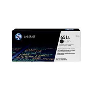 HP 651A Black Original LaserJet Toner Cartridge (CE340A)