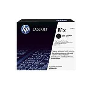 HP 81X High Yield Black Original LaserJet Toner Cartridge (CF281X)