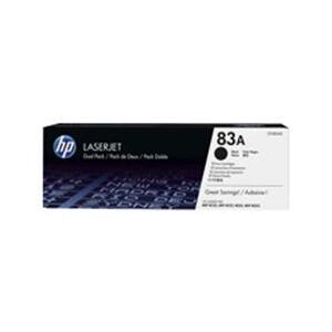 HP 83A 2-Pack Black Toner Cartridge (CF283AD)