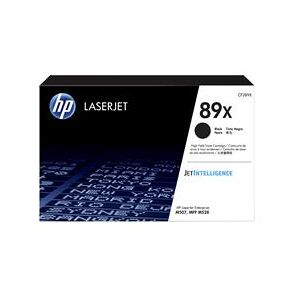 HP 89X High Yield Black Original LaserJet Toner Cartridge (CF289X)