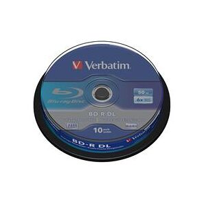 Verbatim 50GB Blu-Ray BD-R DL (6x) 10 Pack Spindle (43746)