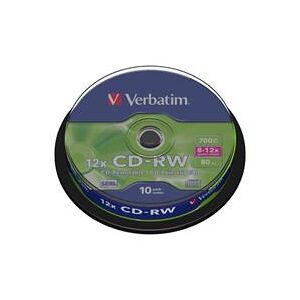 Verbatim CD-RW 12x 10pk Spindle (43480)