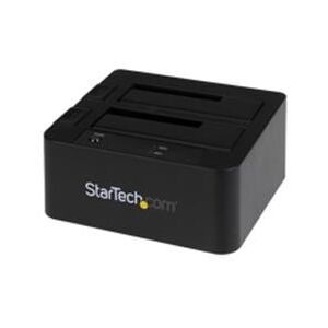 StarTech.com USB 3.0 / eSATA Dual Hard Drive Docking Station with UASP for 2.5/3.5in SATA SSD / HDD (SDOCK2U33EB)