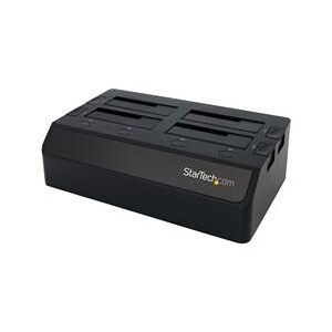 StarTech.com USB 3.0 to 4-Bay SATA 6Gbps Hard Drive Docking Station w/ UASP & Dual Fans (SDOCK4U33)