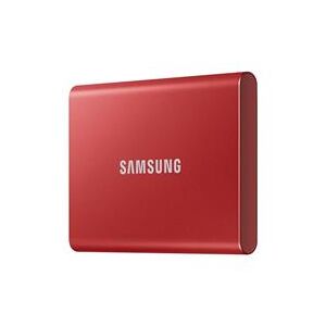 Samsung T7 2TB External SSD - Metallic Red (MU-PC2T0R/WW)