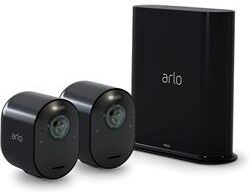 Arlo Ultra 2 Security System 2 Camera Kit - Black (VMS5240B-200EUS)