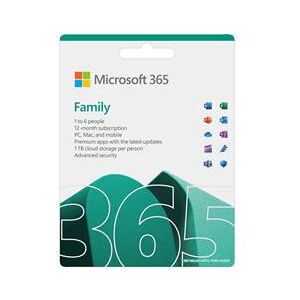 Microsoft 365 Family - Digital Download (1 year) (6GQ-00092)