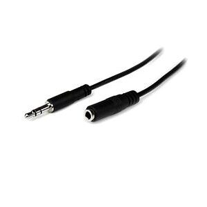 StarTech.com 1m Slim 3.5mm Stereo Extension Audio Cable - M/F (MU1MMFS)