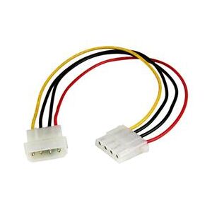 StarTech.com 12in Molex LP4 Power Extension Cable  M/F (LP4POWEXT12)