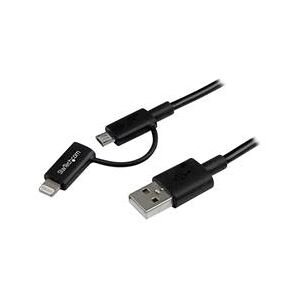 StarTech.com Lightning/Micro USB Cable (LTUB1MBK)