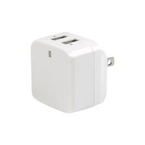StarTech.com 2x USB Wall Charger 17W / 3.4A (USB2PACWH)