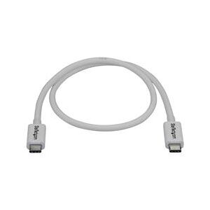 StarTech.com 0.5m Thunderbolt 3 Cable White (TBLT34MM50CW)