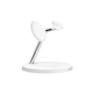 Belkin BOOST CHARGE PRO MagSafe 3-in-1 Wireless Charging Stand 15 Watt - White (WIZ009myWH)