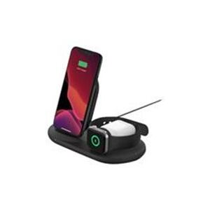 Belkin BOOST UP CHARGE 3-1 Wireless Charger (iPhone/Watch/AirPods) - Black (WIZ001myBK)