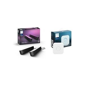 Philips Hue Play Lightbar 2-Pack with Bridge Starter Kit (919313000068)