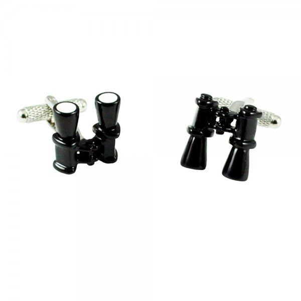 Black Binoculars Novelty Cufflinks