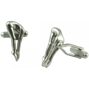 Diving, Pike Position Novelty Cufflinks