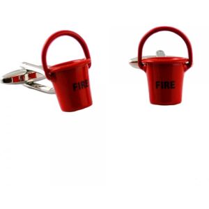 Fire Buckets Novelty Cufflinks