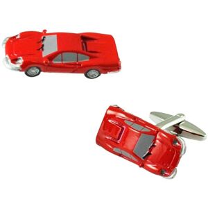 Red Italian Sports Car Novelty Cufflinks