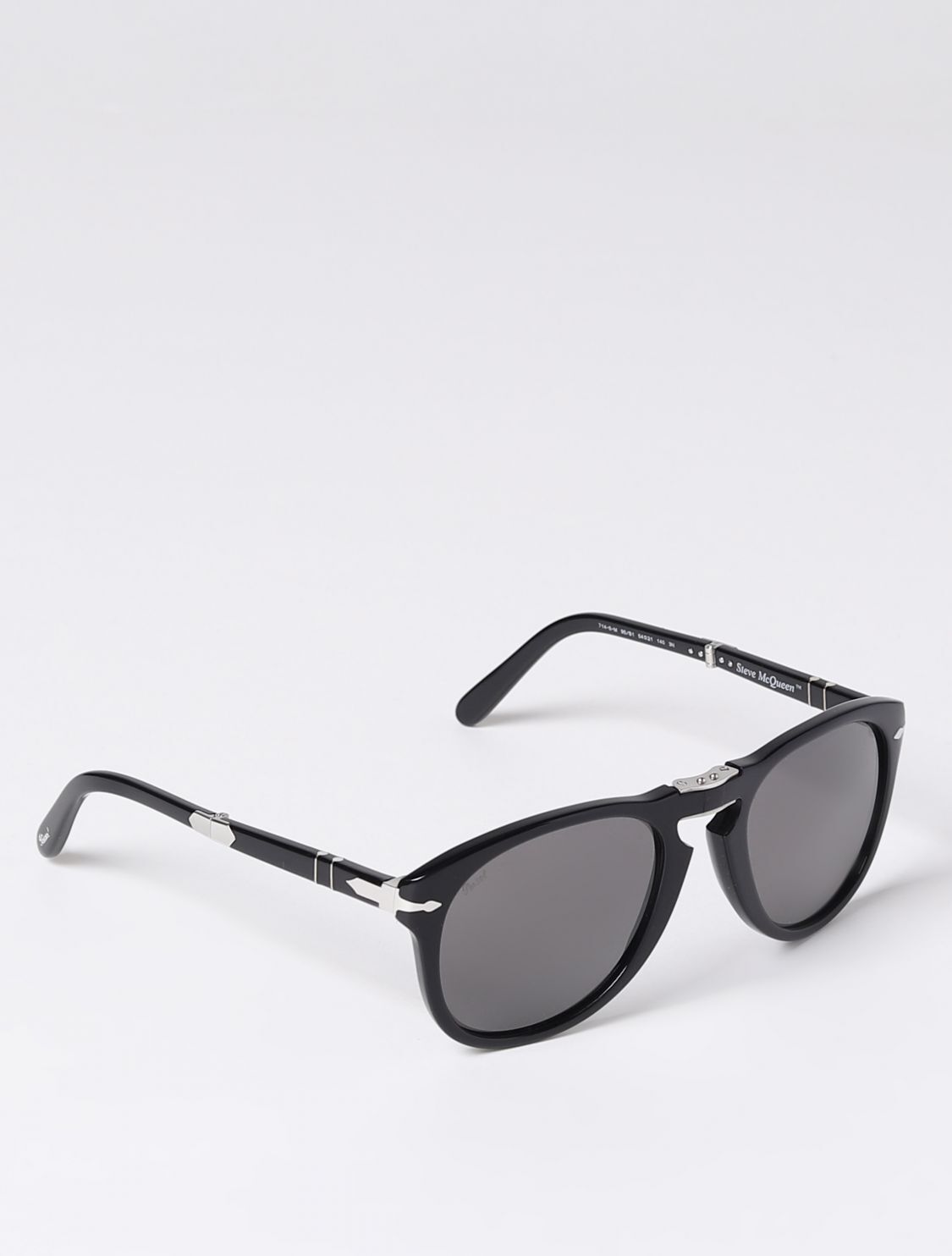 Sunglasses PERSOL Men colour Black - Size: 54 - male