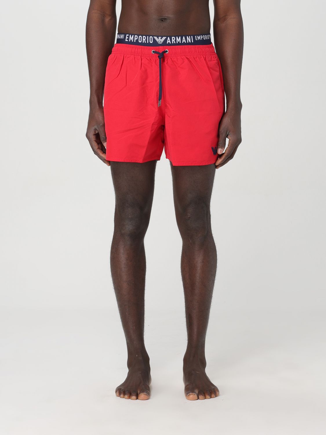 Swimsuit EMPORIO ARMANI SWIMWEAR Men colour Red - Size: 48 - male