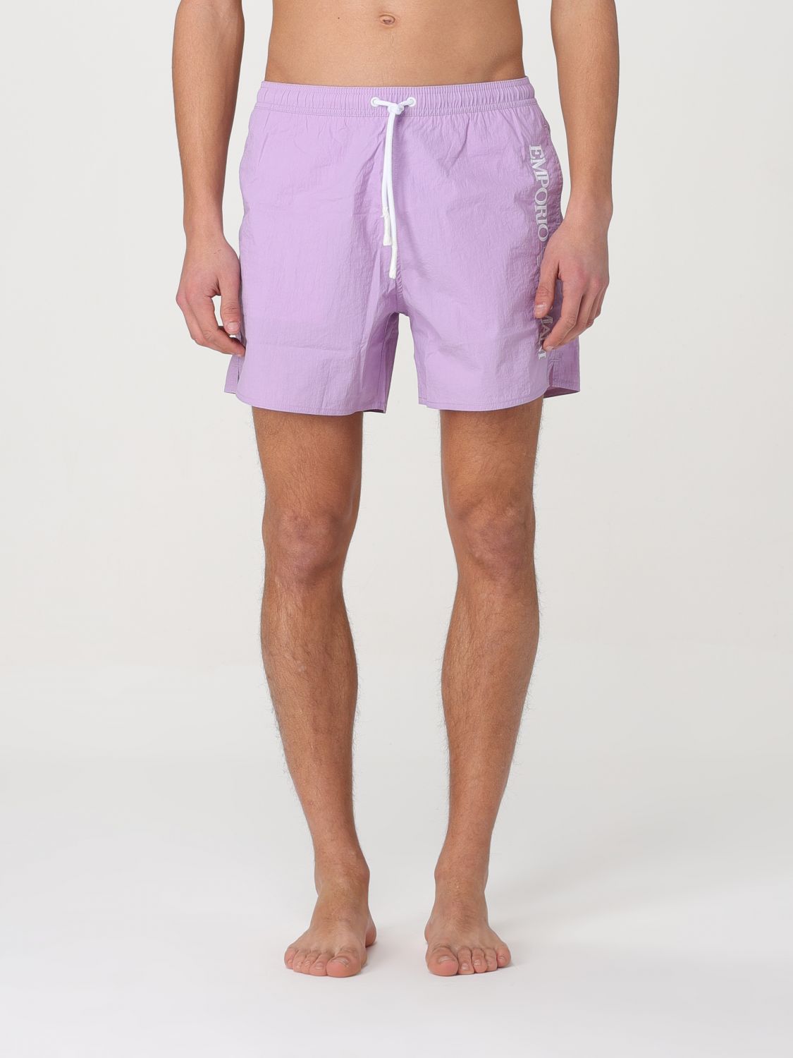 Swimsuit EMPORIO ARMANI SWIMWEAR Men colour Lilac - Size: 46 - male