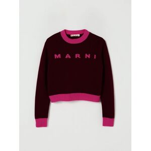 Sweater MARNI Kids color Burgundy - Size: 10 - female Sweater MARNI Kids color Burgundy - Size: 10 - female