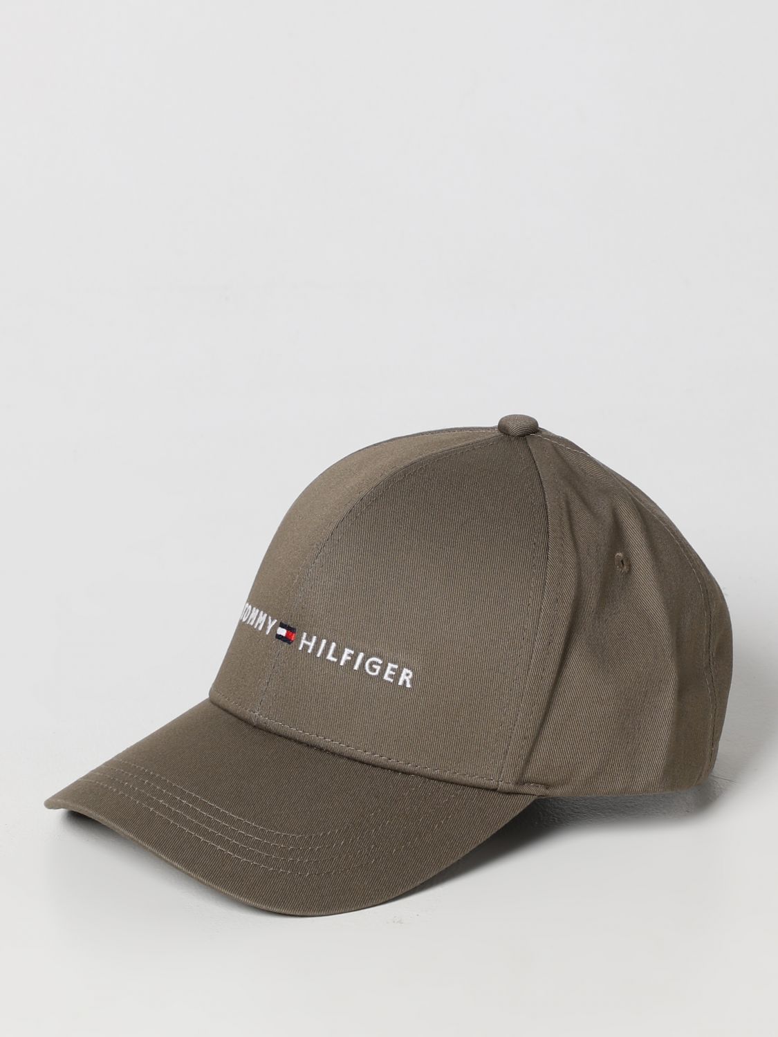 Hat TOMMY HILFIGER Men colour Military - Size: OS - male