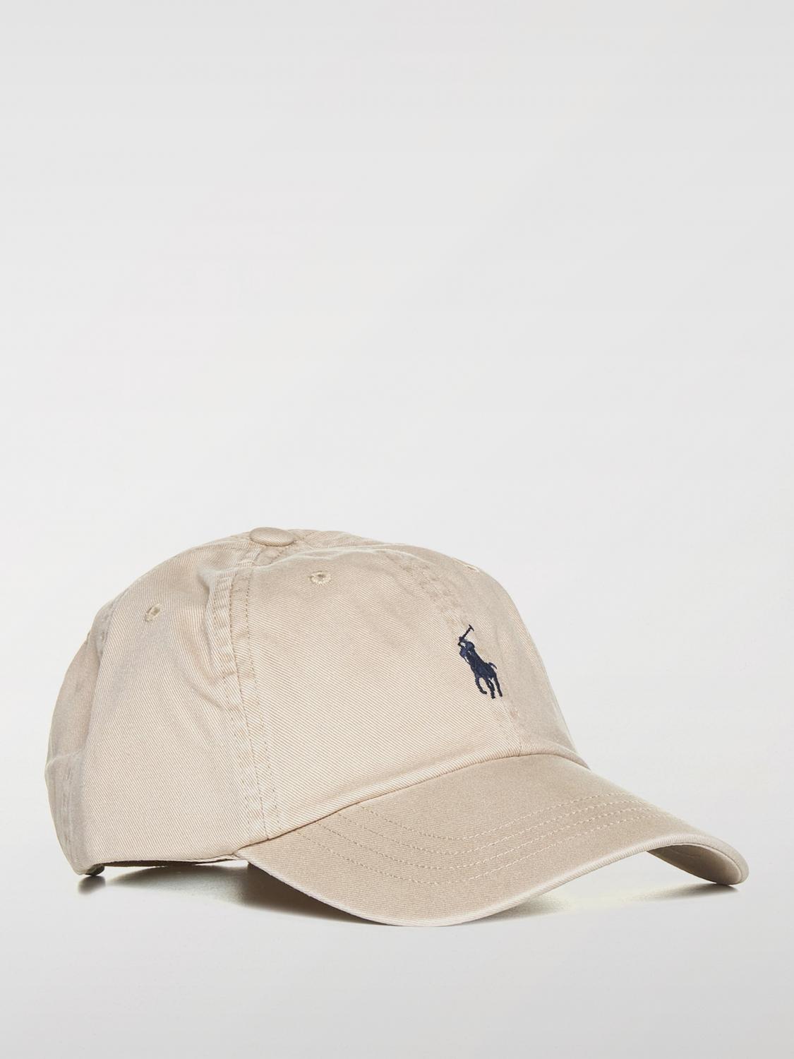 Hat POLO RALPH LAUREN Men color Beige - Size: OS - male