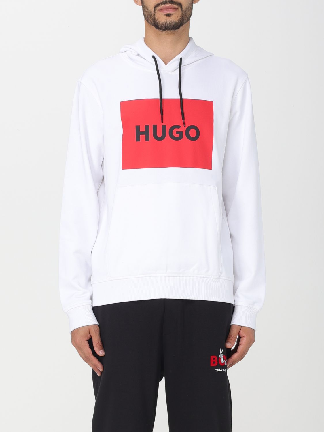 Hugo Boss Sweatshirt HUGO Men colour White - Size: S - male