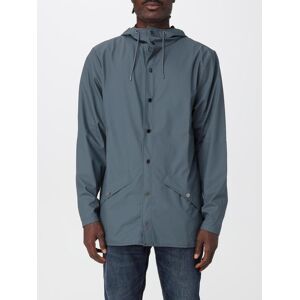 RAINS Jacket Men color Gnawed Blue - Size: S - male RAINS Jacket Men color Gnawed Blue - Size: S - male