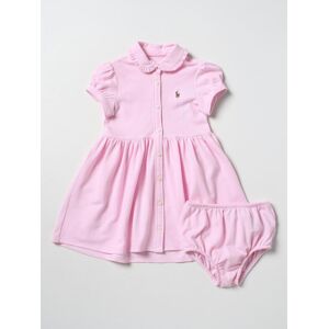 Romper POLO RALPH LAUREN Kids color Pink - Size: 12M - unisex Romper POLO RALPH LAUREN Kids color Pink - Size: 12M - unisex