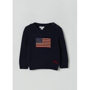 POLO RALPH LAUREN Sweater Kids color Navy - Size: 3M - unisex POLO RALPH LAUREN Sweater Kids color Navy - Size: 3M - unisex