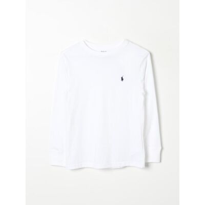 Polo Ralph Lauren White Long-Sleeve T-Shirt - T-shirt Polo Ralph Lauren White Long-Sleeve T-Shirt - T-shirt