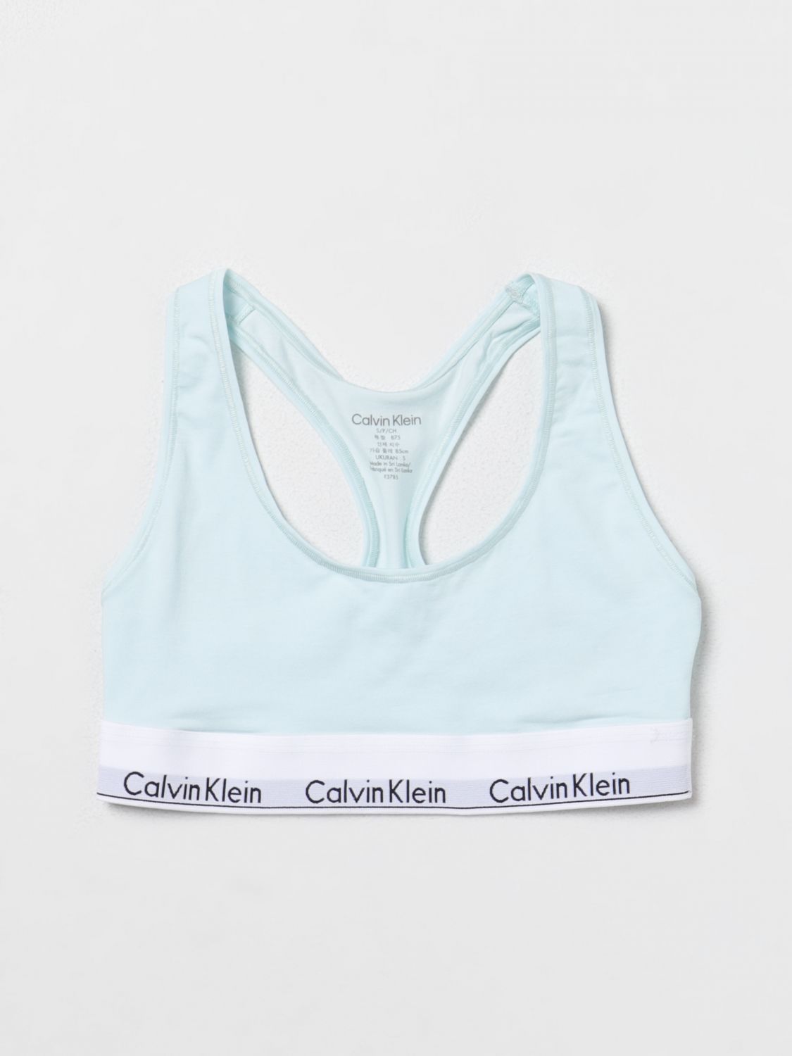 Lingerie CALVIN KLEIN UNDERWEAR Woman colour Gnawed Blue - Size: L - female