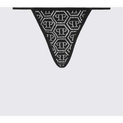 PHILIPP PLEIN All-over Crystal PP Thong - Size: S - female PHILIPP PLEIN All-over Crystal PP Thong - Size: S - female