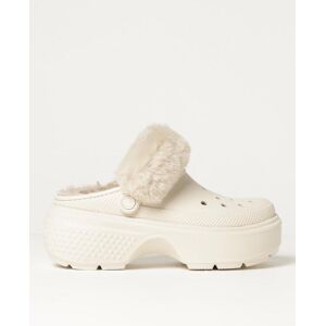 Crocs Flat Shoes Woman color Yellow Cream - Size: 7 - female Crocs Flat Shoes Woman color Yellow Cream - Size: 7 - female