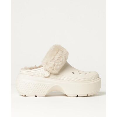 Crocs Flat Shoes Woman color Yellow Cream - Size: 6 - female Crocs Flat Shoes Woman color Yellow Cream - Size: 6 - female