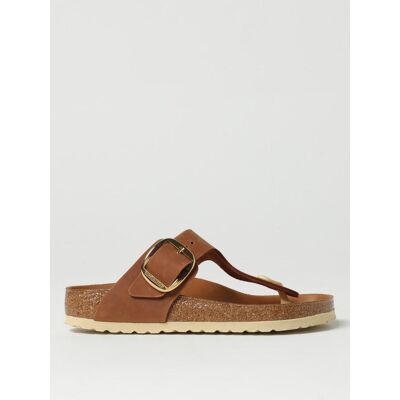 Birkenstock Flat Sandal Woman color Brown - Size: 40 - female Birkenstock Flat Sandal Woman color Brown - Size: 40 - female