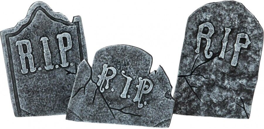 EUROPALMS Halloween Tombstone Set - Halloween decoration